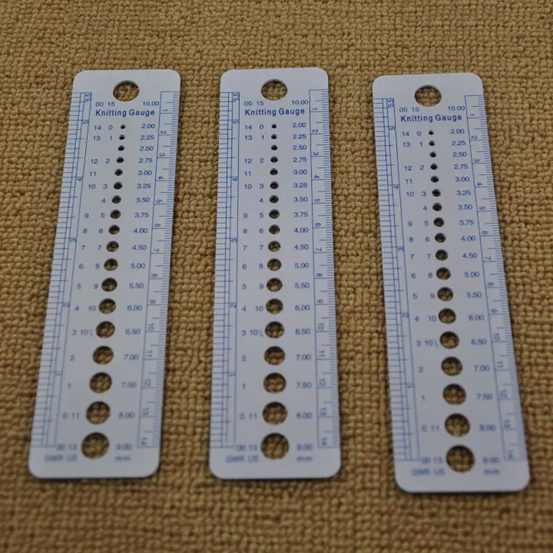 Regla de plástico de medición de palillos, 1 unidad