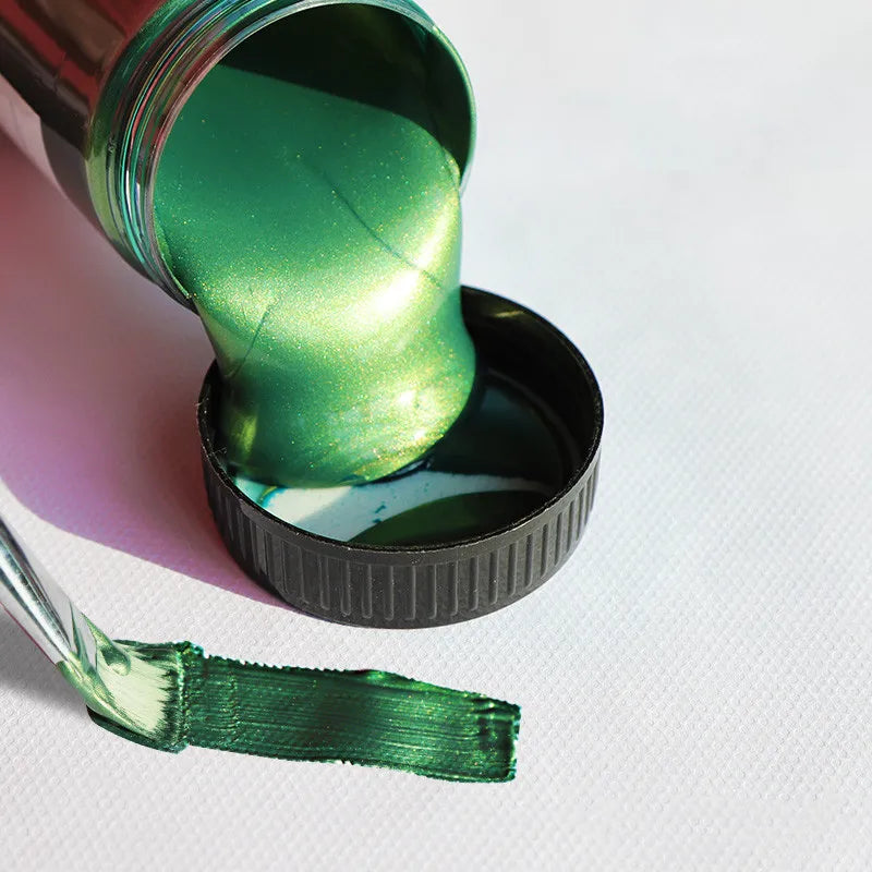 Pintura acrílica metálica para colorear estatuas, barniz de grafiti pintado a mano, resistente al agua, no se desvanece, 100/300ml