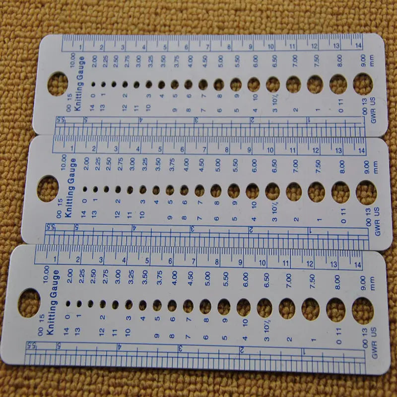 Regla de plástico de medición de palillos, 1 unidad