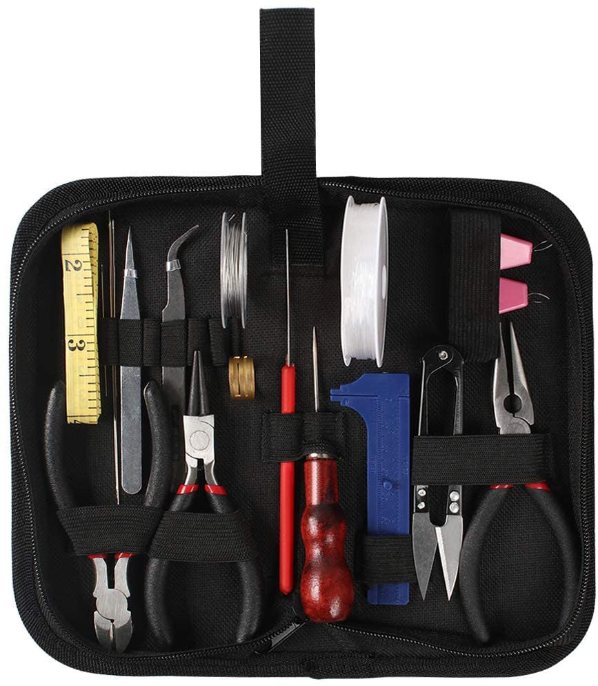 Kit de herramientas de reparación y fabricación de joyas, 22 Uds.