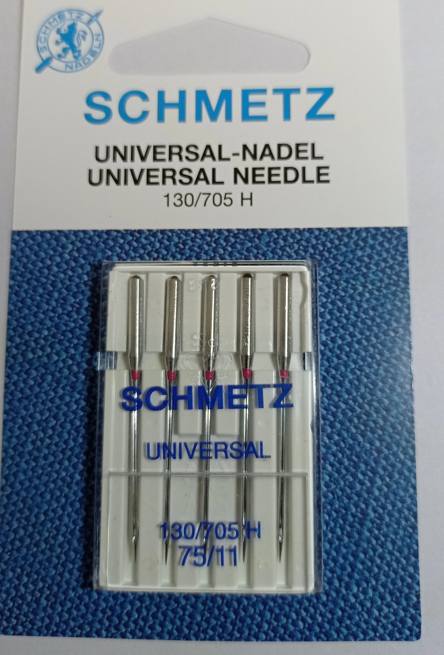 5 agujas UNIVERSAL SCHMETZ HA x 1,130/705H, tamaño 15x1 # 9 # 11 # 12 # 14 # 16 # 18