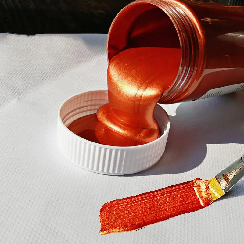 Pintura acrílica metálica para colorear estatuas, barniz de grafiti pintado a mano, resistente al agua, no se desvanece, 100/300ml