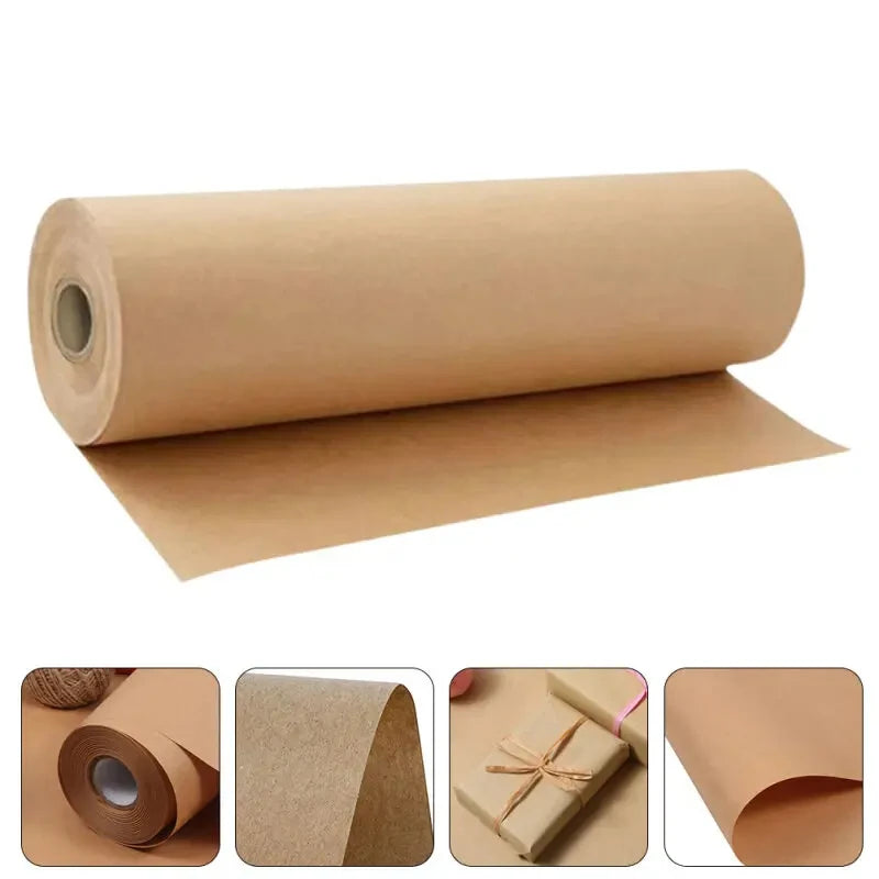 Rollo de papel Kraft para envolver, para pintar, para embalaje, 29,9 cm x 2,9/ 4,9/ 9,9/ 14,9 metros