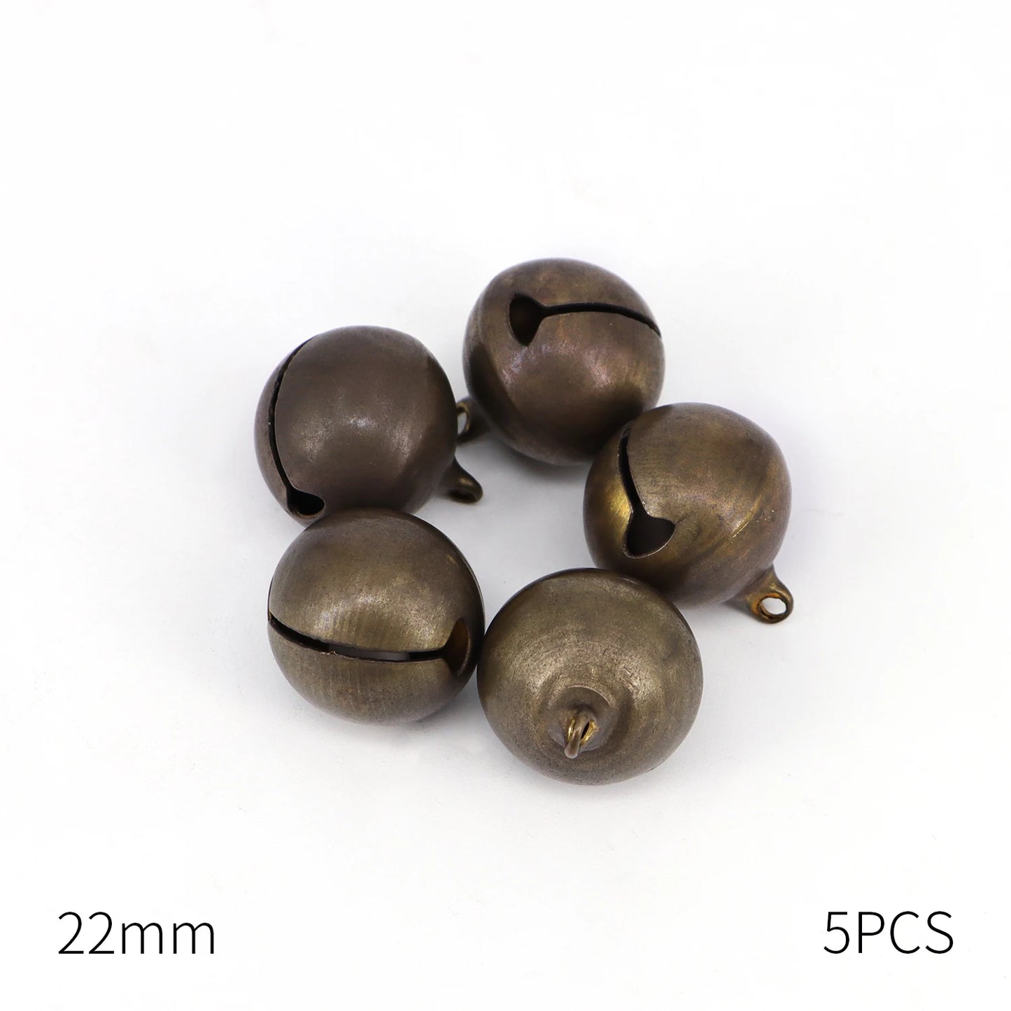 Campanas de bronce pequeñas de cobre, cuentas sueltas, accesorios para hacer a mano, joyería