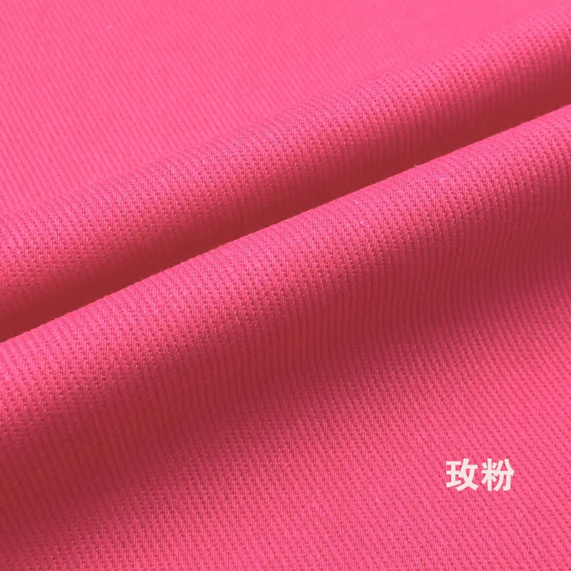 Mezclilla de algodón puro 100% grueso, para otoño e invierno, chaqueta, pantalones