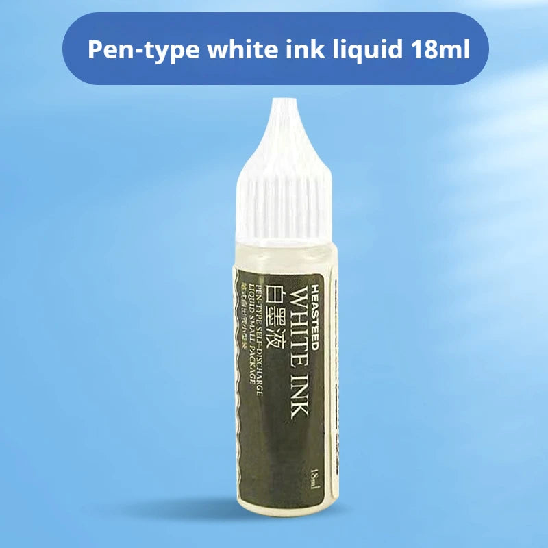 Tinta de enmascaramiento para acuarela, botella de Gel blanco líquido, tubo de aguja, pintura líquida blanca de acuarela