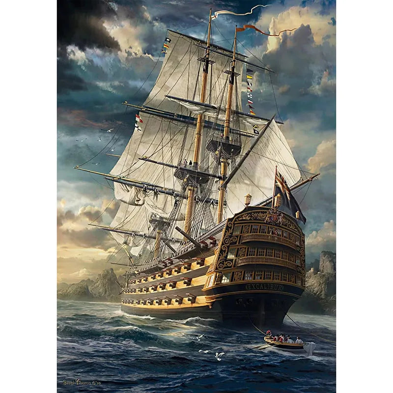 Sails-Set Rompecabezas de 1000 piezas para adultos