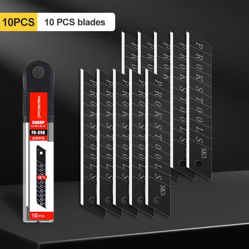 Cuchillo cartonero multiusos de acero inoxidable 6 en 1, abrelatas multifunción, portátil, para oficina, hogar