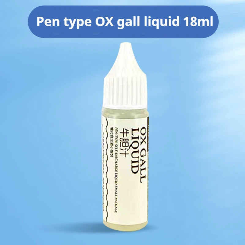 Tinta de enmascaramiento para acuarela, botella de Gel blanco líquido, tubo de aguja, pintura líquida blanca de acuarela