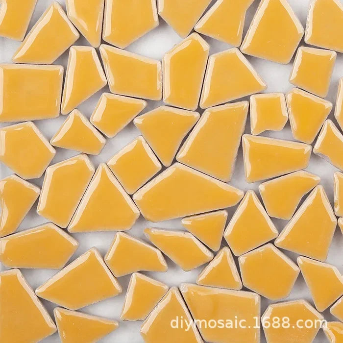 200g a granel, pequeño fragmento de piedra libre de cerámica, mosaico manual esmaltado Irregular azulejo de cerámica arte, manualidades