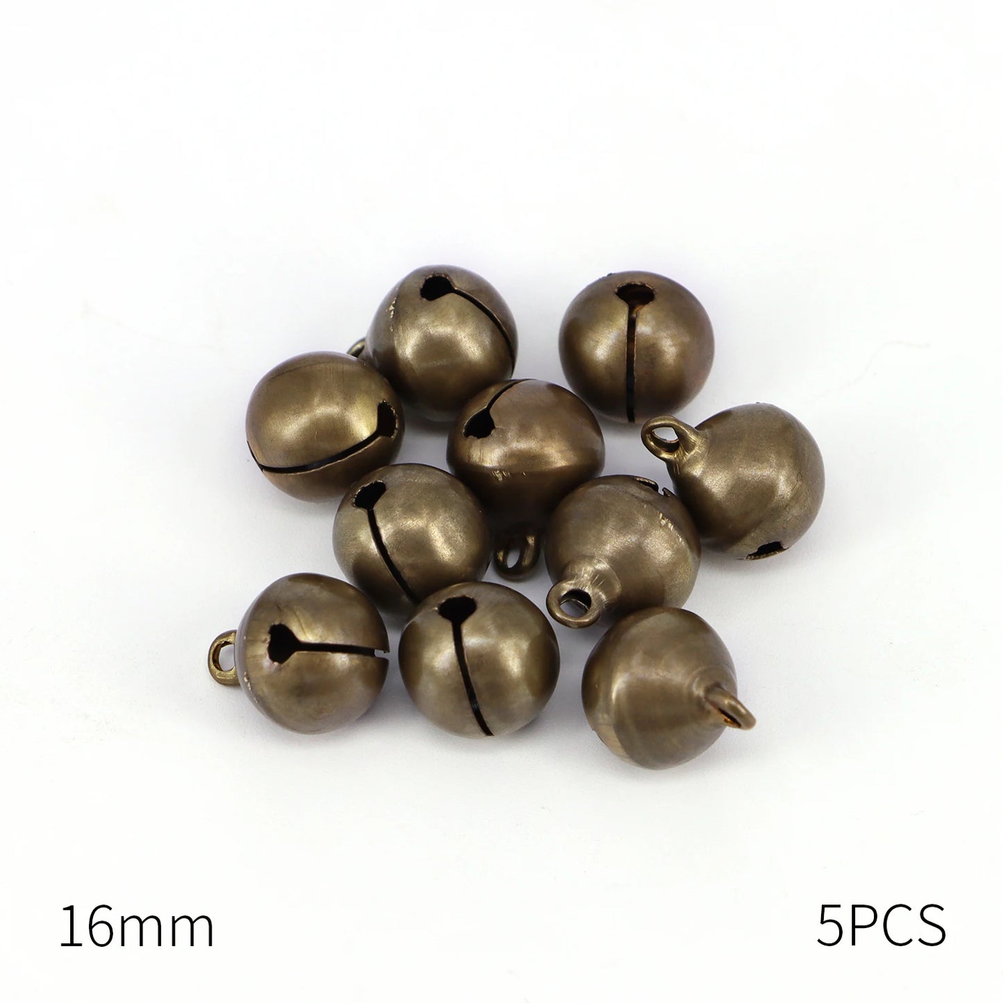Campanas de bronce pequeñas de cobre, cuentas sueltas, accesorios para hacer a mano, joyería