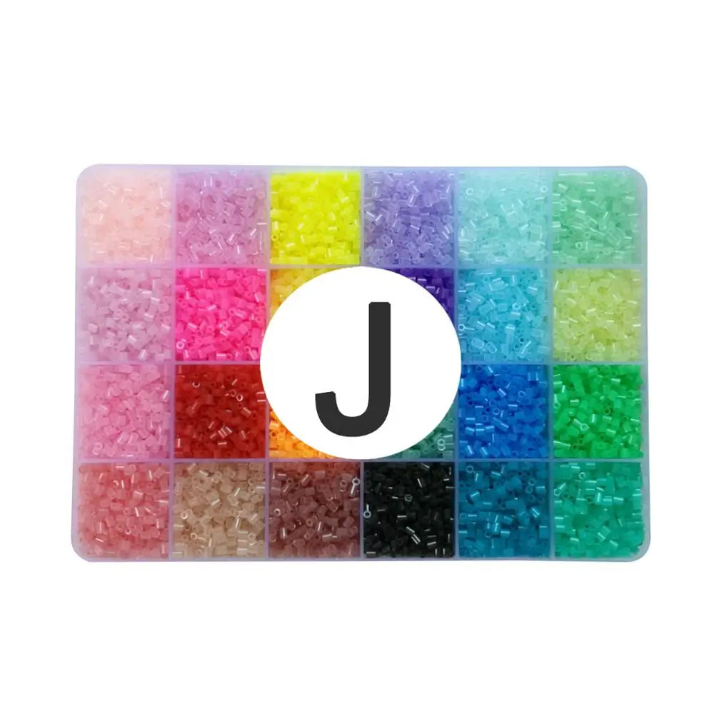 Mini-cuentas para manualidades, cuentas de 2,6mm, 13200 piezas, 24 colores por caja