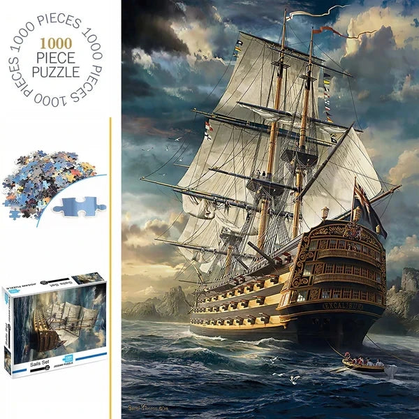 Sails-Set Rompecabezas de 1000 piezas para adultos