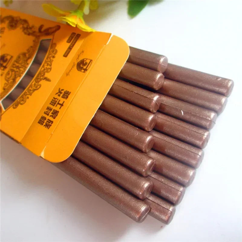 Lacre en palillos de cera de colores Vintage, para sellos de cartas o regalos, palo de sello de cera clásico, para derretir en hornillos o en pistola de pegamento caliente caja de 16 piezas