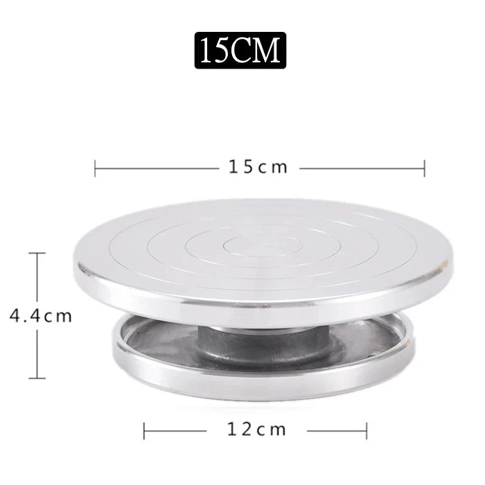 Plato giratorio de rueda de cerámica, herramienta de aleación de aluminio, rueda de cerámica para arcilla, 11-30CM