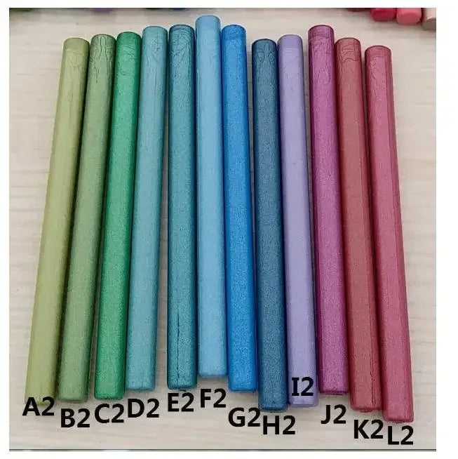 Lacre en palillos de cera de colores Vintage, para sellos de cartas o regalos, palo de sello de cera clásico, para derretir en hornillos o en pistola de pegamento caliente caja de 16 piezas