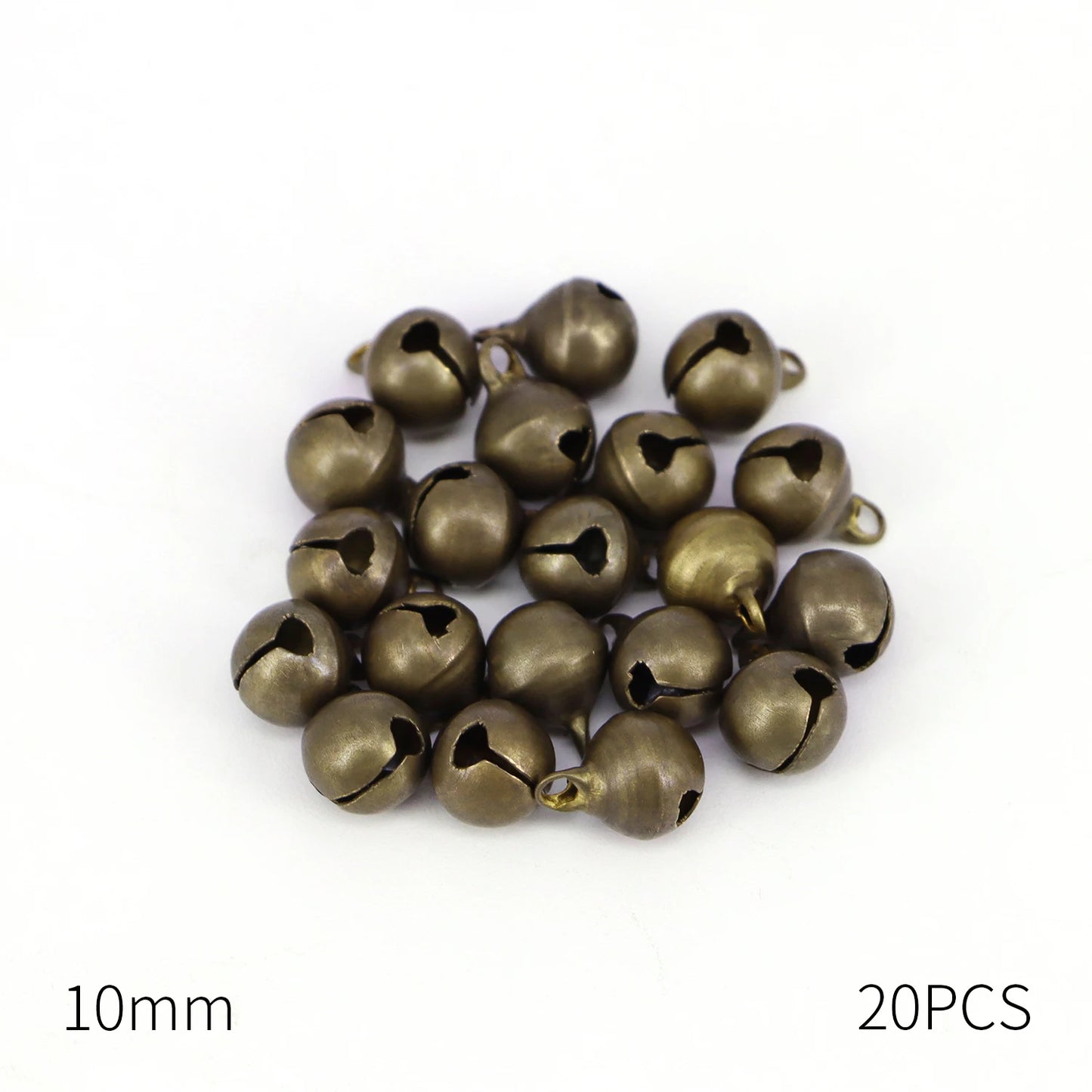 Campanas de bronce pequeñas de cobre, cuentas sueltas, accesorios para hacer a mano, joyería