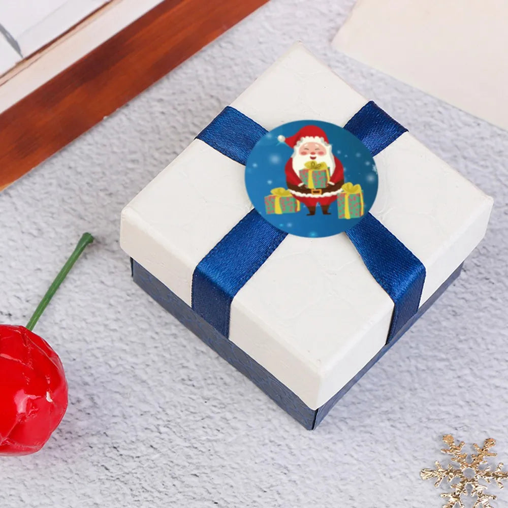 Etiquetas adhesivas de Navidad, para regalos o decoración, 50 a 500 piezas