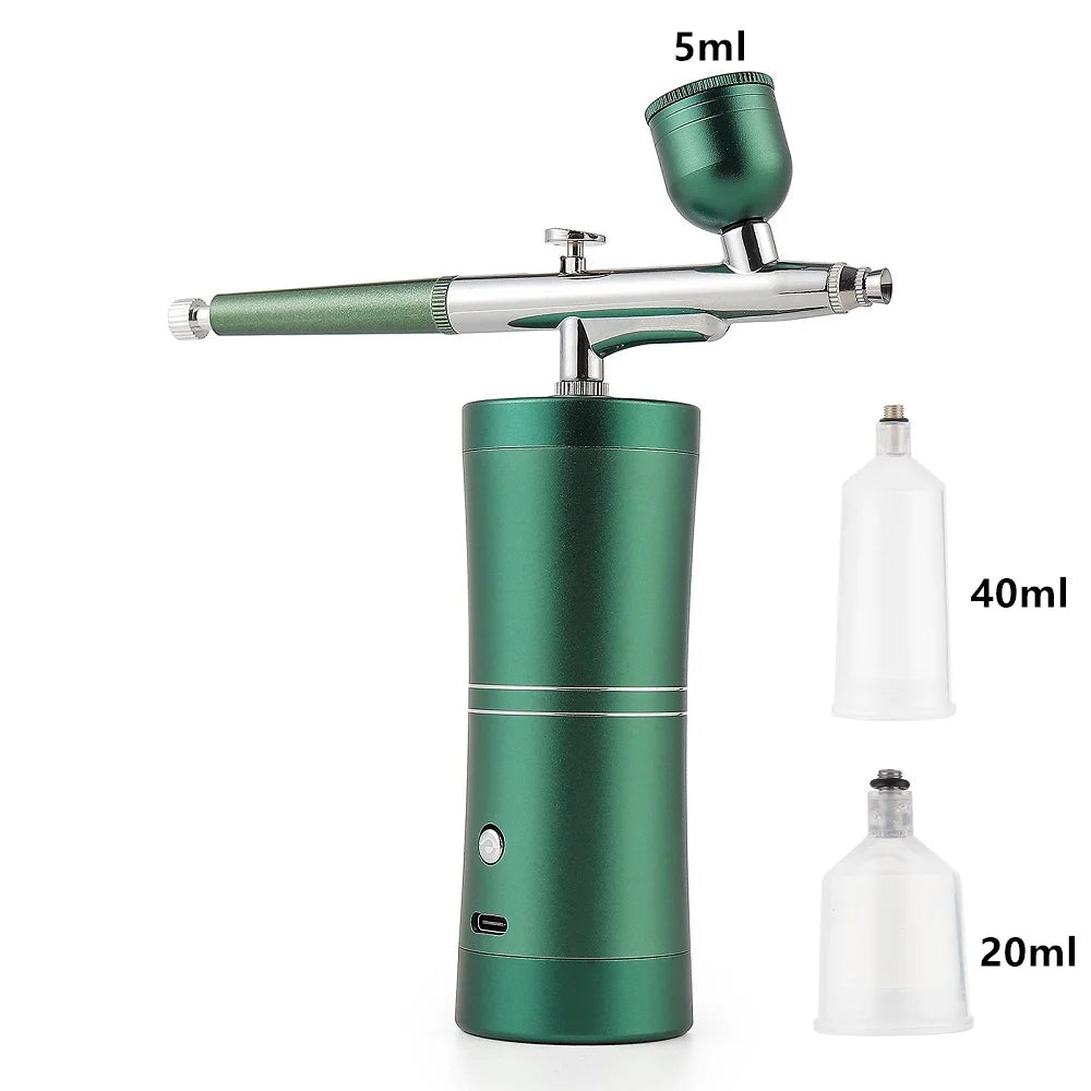 Aerógrafo portátil superior de 0,3mm con tubo de aire de 150cm, pulverizador de pintura para arte, pastelería, maquillaje, decoración de uñas, etc