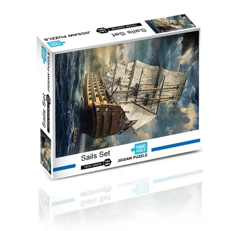 Sails-Set Rompecabezas de 1000 piezas para adultos