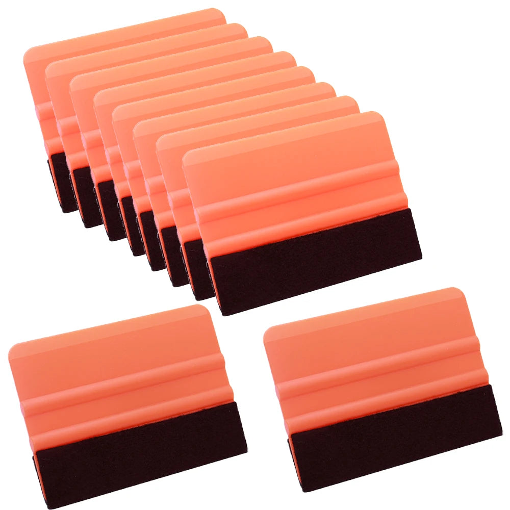 TOFAR, 10 Uds., herramientas de instalación de vinilo, escurridor de tarjetas de fieltro, espátula aplicadora de alisado