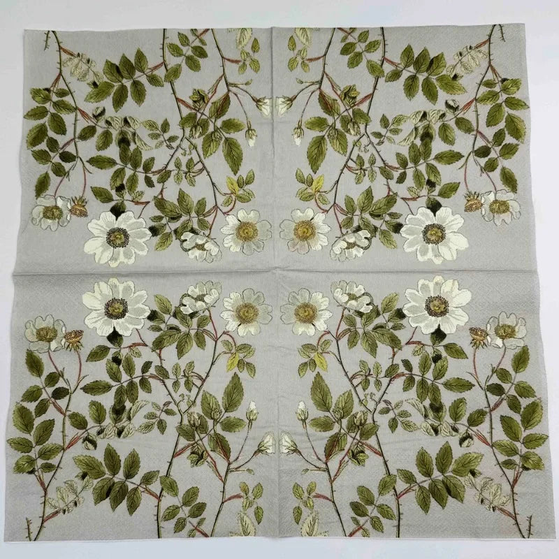Servilletas de papel decorativas con estampado colorido, servilletas cuadradas de flores, 20 unids/p