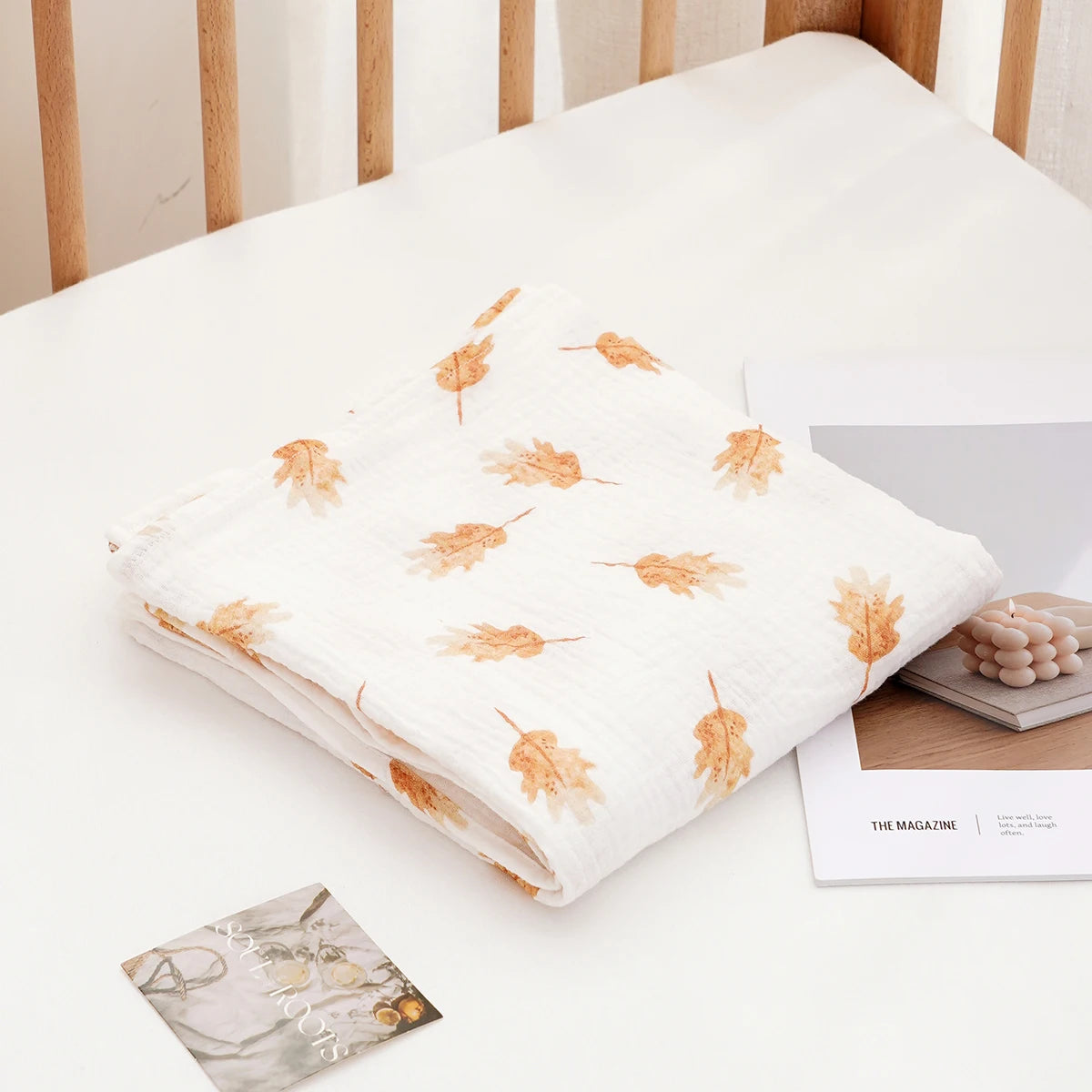 1 manta para recién nacidos, suaves, transpirables y acogedoras 100% Algodón