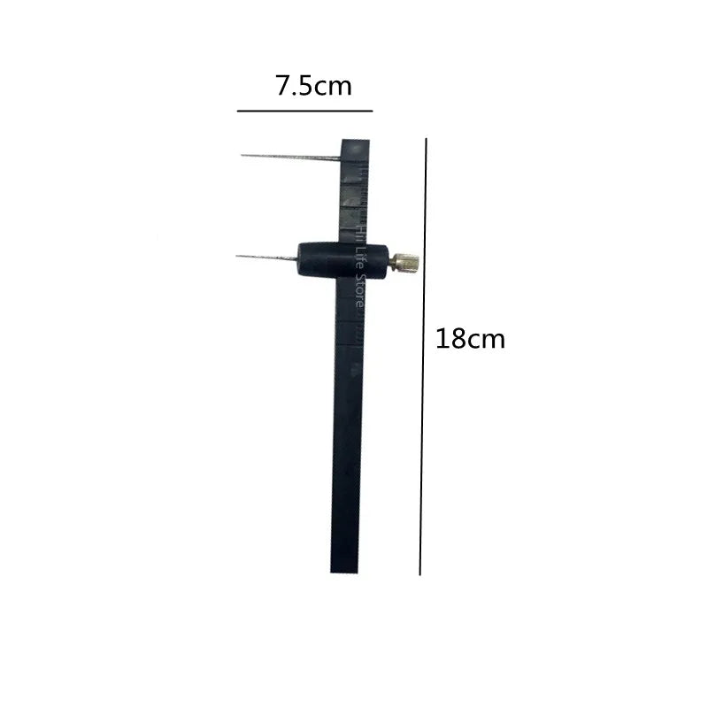 Cortador Circular de cerámica para arcilla, herramienta de corte circular de plástico