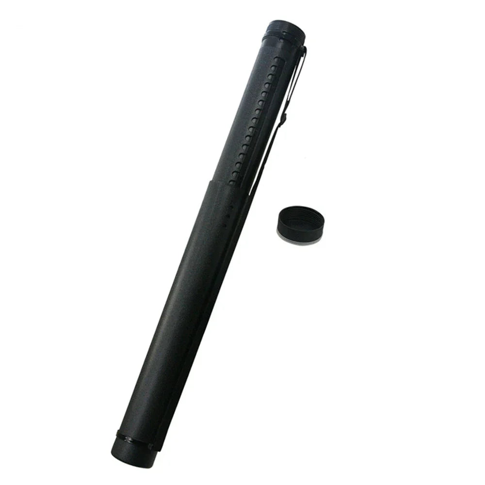 Carcaj de 63cm-105cm, tubo de polietileno negro y gris, multifunción y ajustable