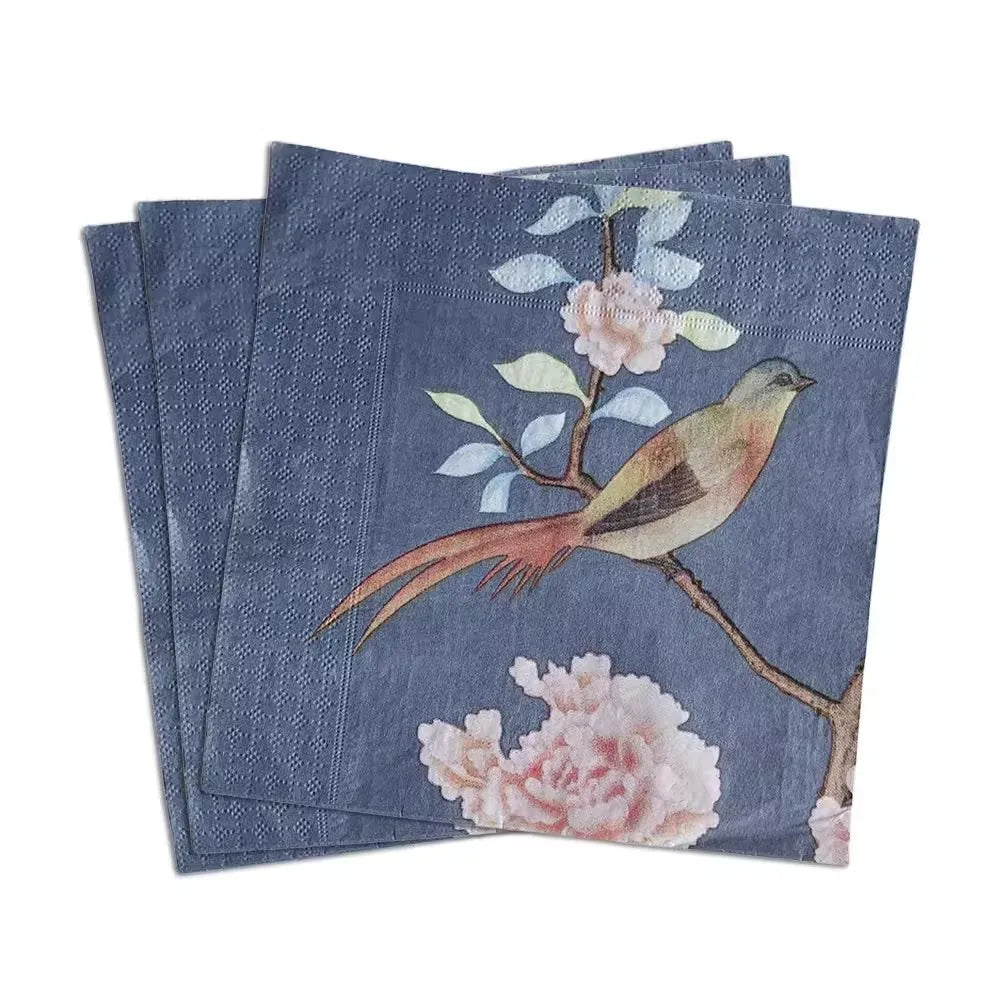 Servilletas de papel con estampado creativo para fiesta, decoupage, 20 unids/lote por paquete