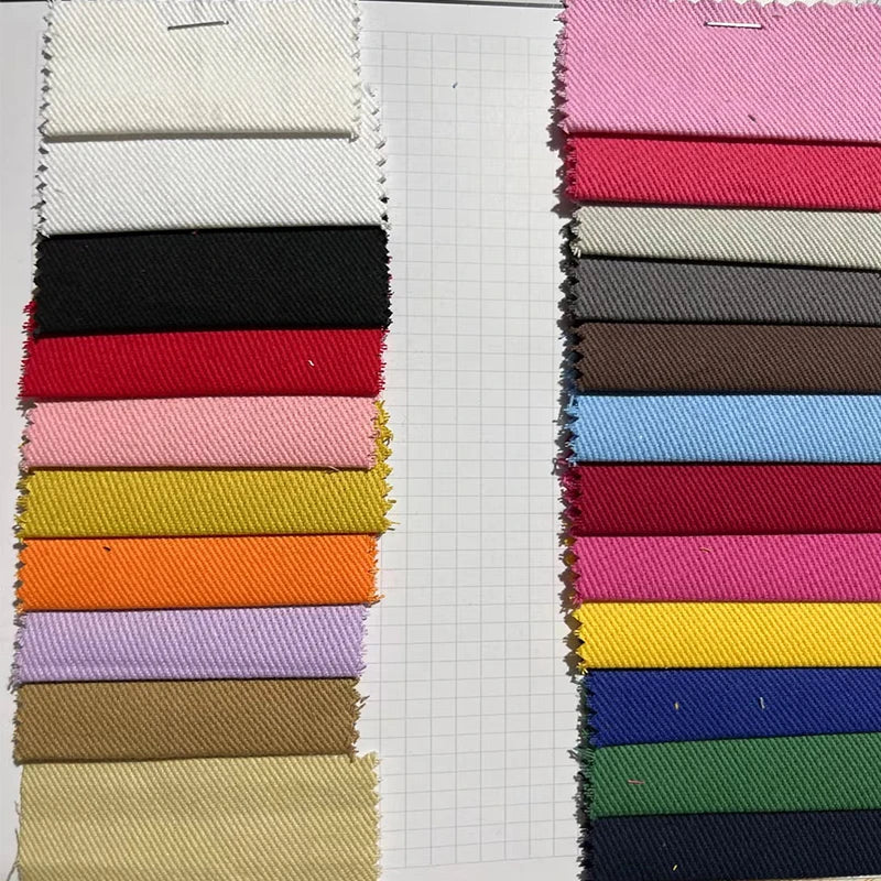 Mezclilla de algodón puro 100% grueso, para otoño e invierno, chaqueta, pantalones
