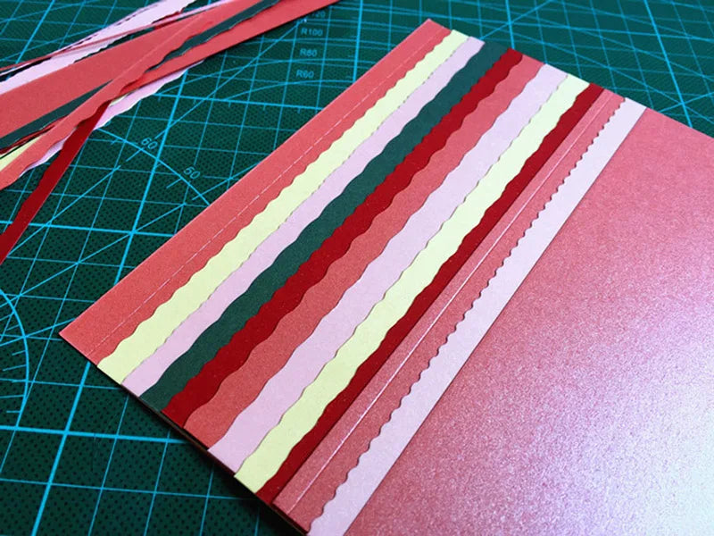 Máquina plegadora y cortadora de papel multifunción, cabezal cortador giratorio de 360 grados, 12 tipos de bordes para herramientas de arte de tarjetas de corte manual