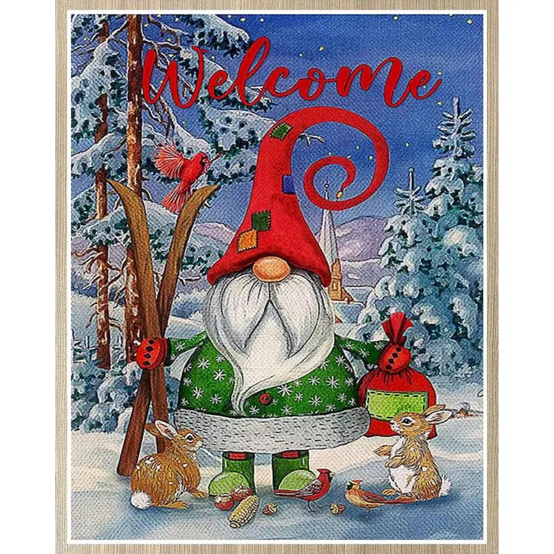 Imágenes por número, Kits de Papá Noel, pintura por números sobre lienzo, arte pintado a mano