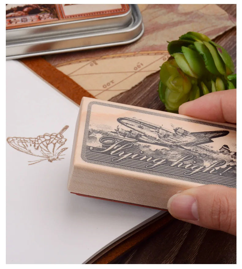 Almohadillas de tinta japonesas Classique, tinta aceitosa de Color Retro, almohadilla de tinta de secado rápido, sello de caja de Metal resistente al agua, 12 colores disponibles, 1 ud.