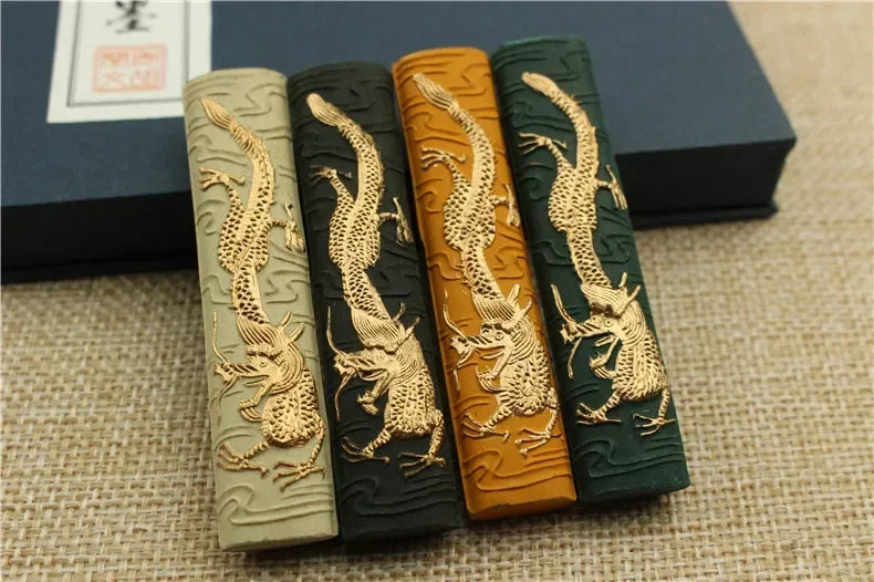 Juego chino de tinta Sumi, pintura en barra, tintas sólidas para caligrafía