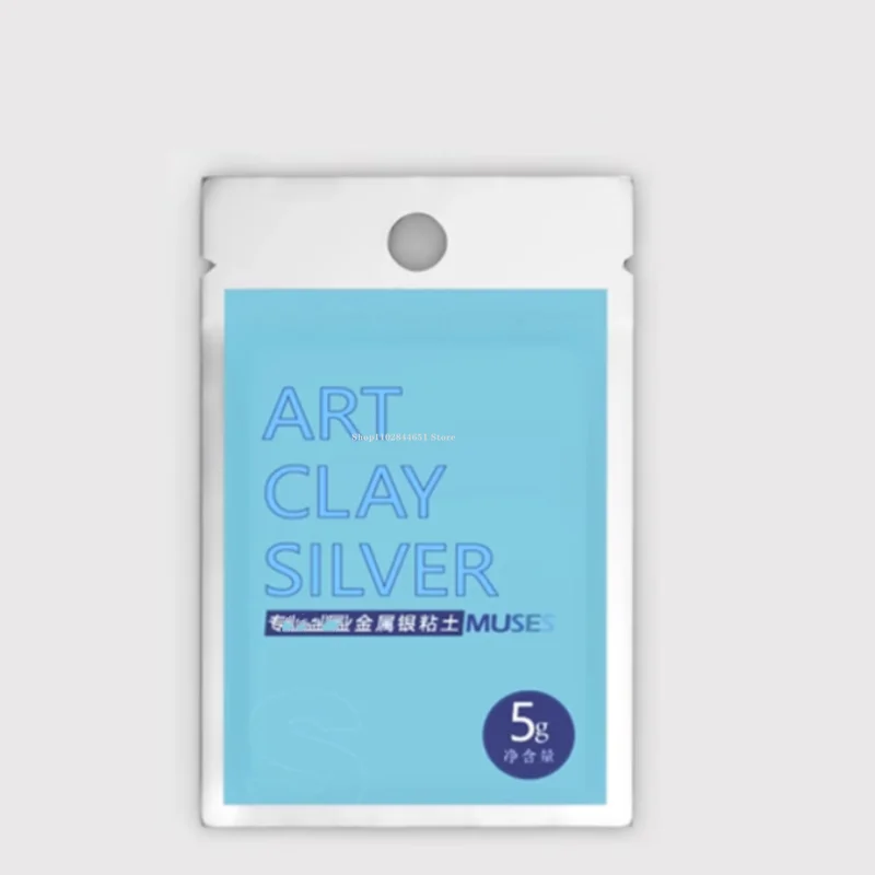 Arcilla de plata de ley 999 para joyería hecha a mano, joyería de plata artesanal