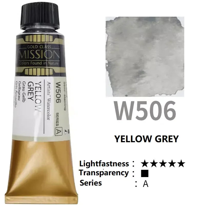 Mijello Mission Gold-acuarela de alta concentración, planta Natural, tubos de 15ml