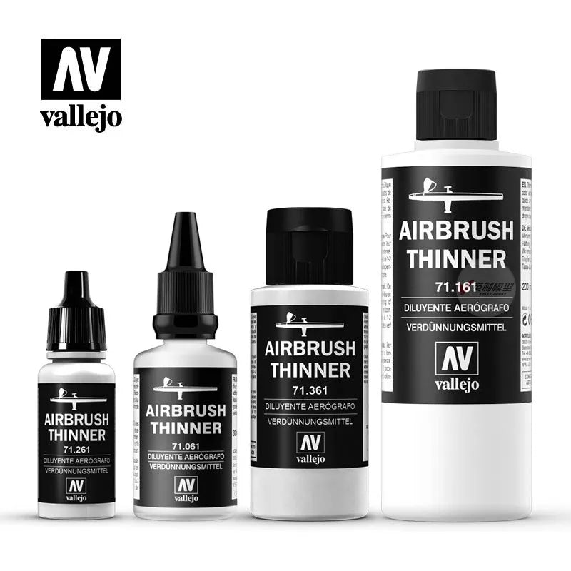 Vallejo serie de diluyente de pintura en aerosol, aerógrafo 71361 71161