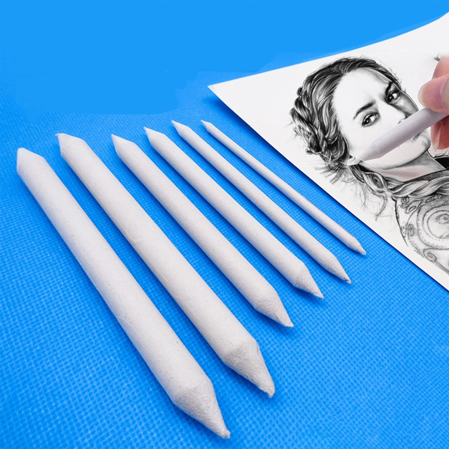 3/6 unids/set goma de borrar palo para boceto, arte dibujo en blanco y negro, suministros para artistas