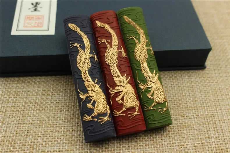 Juego chino de tinta Sumi, pintura en barra, tintas sólidas para caligrafía