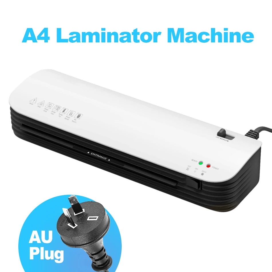 Máquina laminadora en frío y caliente SL299, cortador de papel, redondeador de esquinas para documentos A4, rollo de película plástica