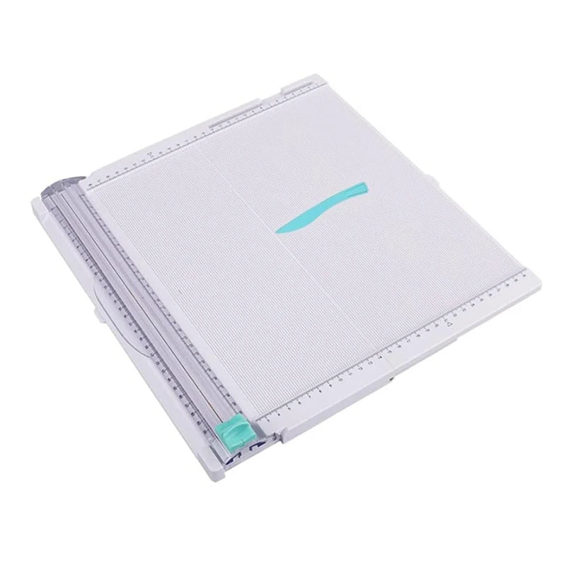 Tablero de puntuación para recortar y marcar papel: cortador de papel artesanal de 12.0 x 12.0 in, plegable y marcador para la cubierta de libros, caja de regalo y fotos, etc.