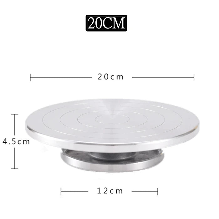Plato giratorio de rueda de cerámica, herramienta de aleación de aluminio, rueda de cerámica para arcilla, 11-30CM