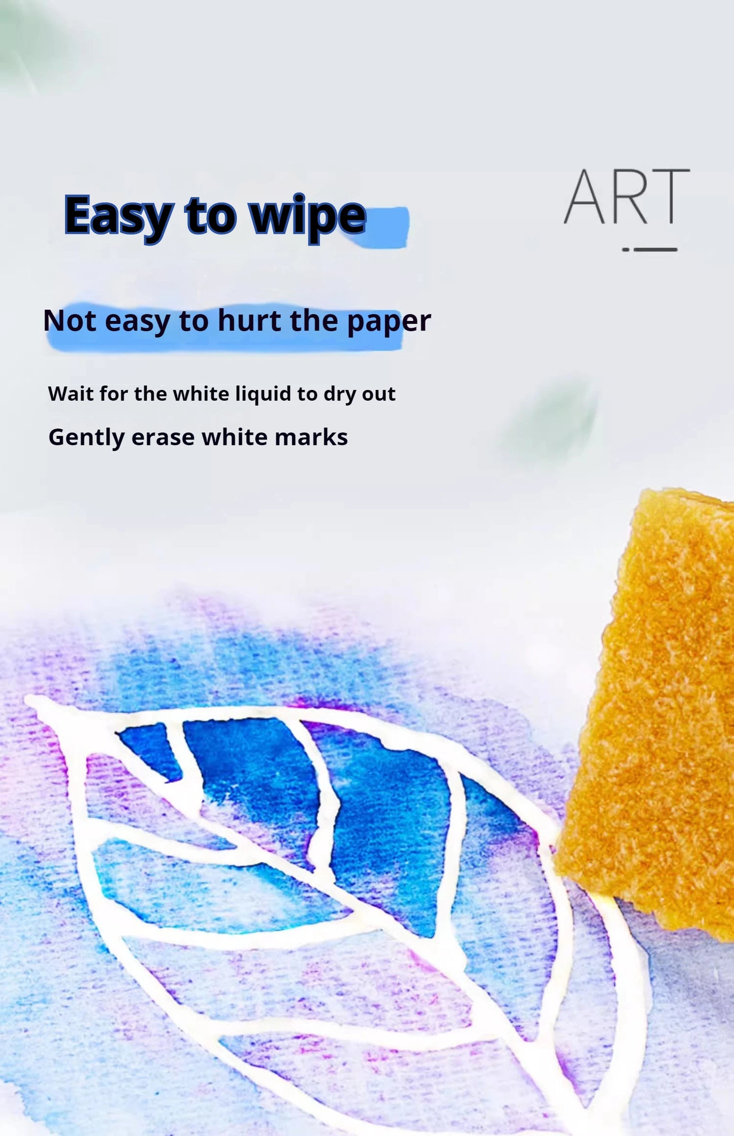 Tinta de enmascaramiento para acuarela, botella de Gel blanco líquido, tubo de aguja, pintura líquida blanca de acuarela