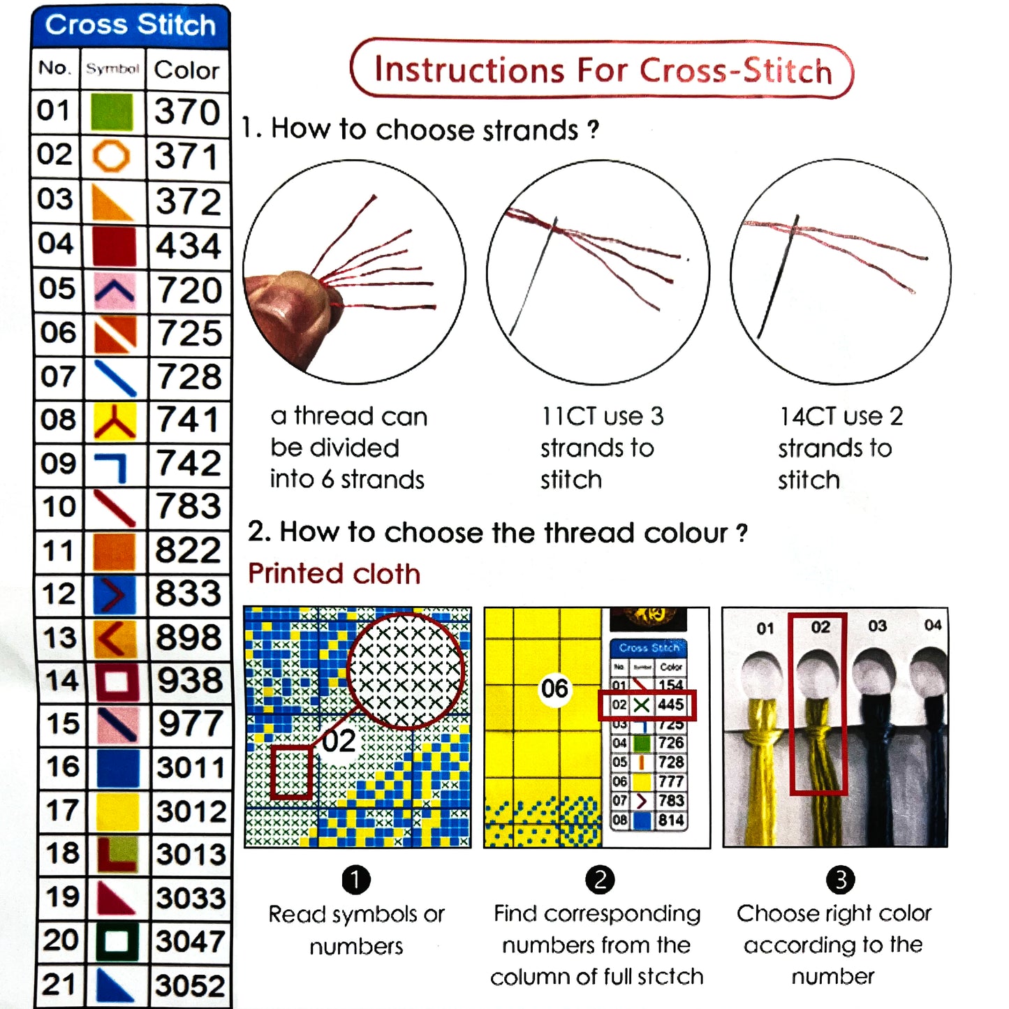 Bordado de punto de cruz, Kit de costura artesanal con dibujo de casas coloridas, decoración impresa en lienzo 11CT