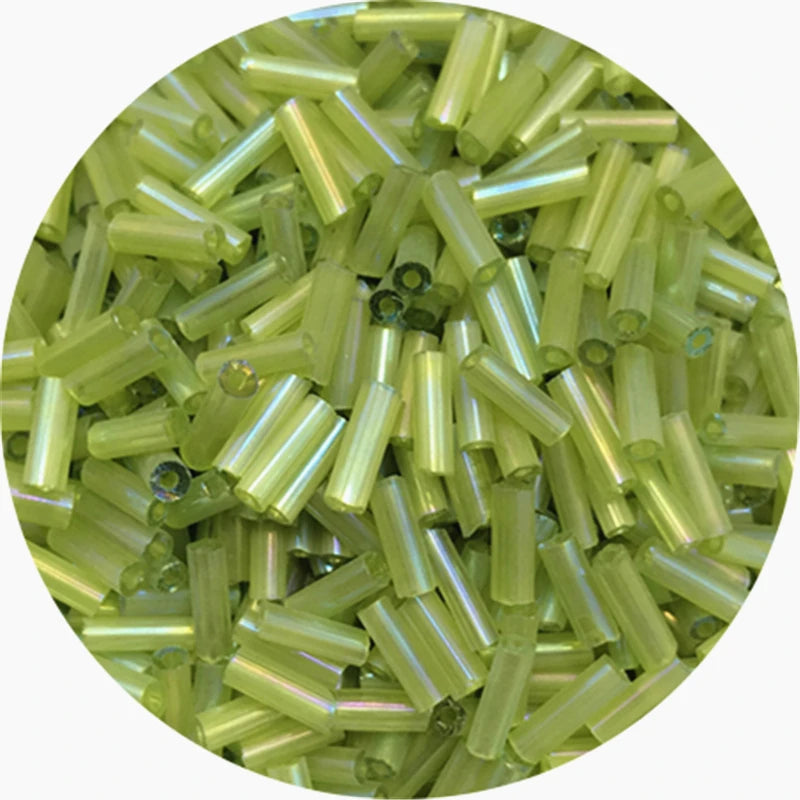 400/800 Uds 2mm a 6mm. Mostacillas de vidrio checo  de tubo cilíndrico