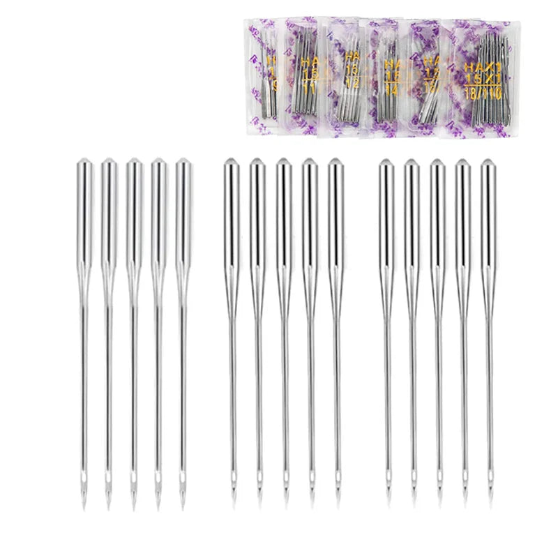 Agujas universales para máquina de coser, 10 Uds., resistentes # 9 # 11 # 14 # 16 # 18 Para Singer, Brother, Janome y otras