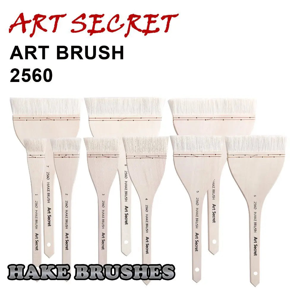 Artsecret, pelo de cabra de alta calidad, mango de madera, para pintura artística de acuarela 2560