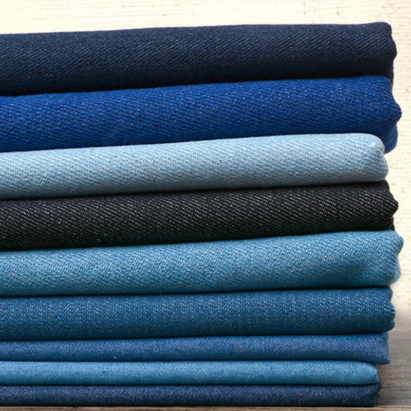 Tela de jeans de algodón 100%, para pantalones, chaquetas, camisas, vestidos etc. Ancho 150cm