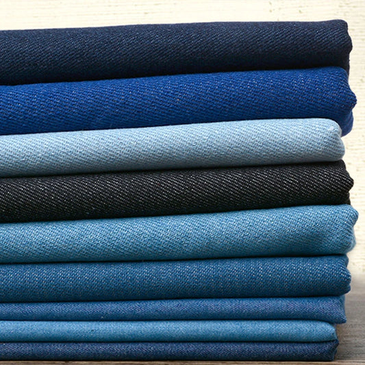 Tela de jeans de algodón 100%, para pantalones, chaquetas, camisas, vestidos etc. Ancho 150cm